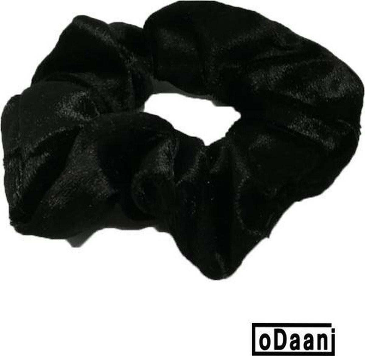 oDaani Scrunchie – Zwart – Haarelastiek - Comfortabel – Makkelijk – Hoge kwaliteit
