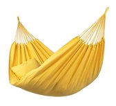 Hangmat Familie 'Pure' Yellow (Geel) | Bijpasende opbergtas | 200 KG | Handgemaakt in Brazilië | 1% For The Planet | Tropilex