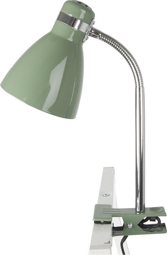Leitmotiv Knijplamp - Cliplamp Study groen - metaal - h 34 cm | bol.com