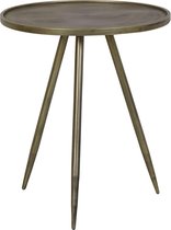 Light & Living Bijzettafel Envira - Antiek Goud - Ø39,5cm - Luxe