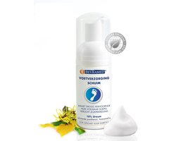 BEVRAMED® Voetschuim 10% Ureum, in plaats van creme, voorkomt voetproblemen zoals een droge en gevoelige voethuid, eelt en kloven. Prettig aanbrengen, geen vette handen, geen vetlaag in de kousen, zeer snel zichtbaar resultaat!