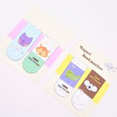 Magnetische Boekenlegger 2 set Animals