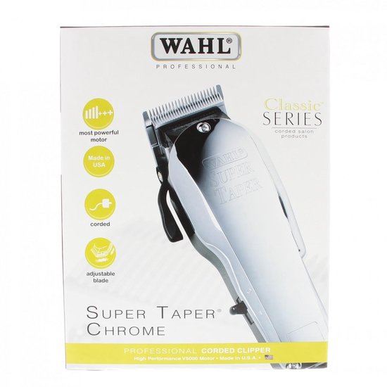 wahl super taper classic chrome