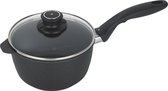 Swiss Diamond XD Sauspan - incl. Deksel - Ø 18 cm - 2.1 Liter - Zwart
