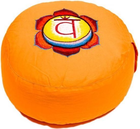 Fine Asianliving Meditatiekussen chakra oranje