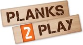 Planks 2 Play Jouets de construction en bois - Classic World