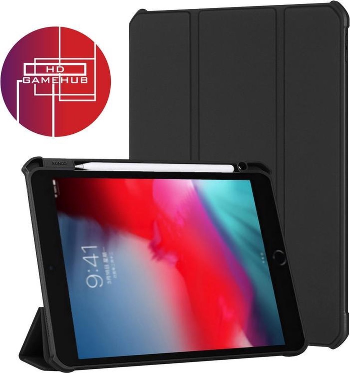 iPad Pro 11 (2018) Beetle Case Tri-Fold hoesje met stylus