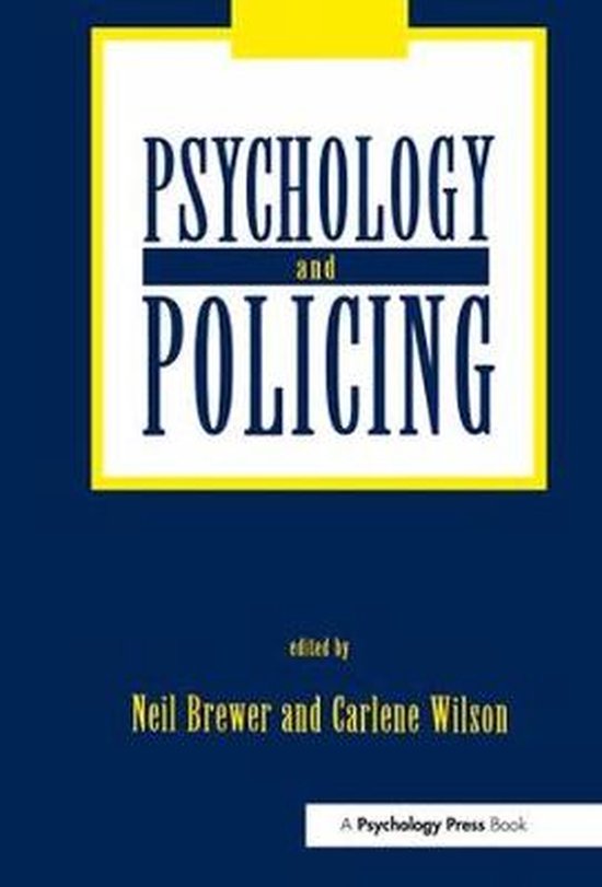 Psychology and Policing - cover