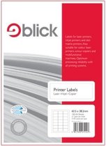 Blick Printeretiketten 6,4 X 3,9 Cm Papier A4 Wit 2100 Stuks