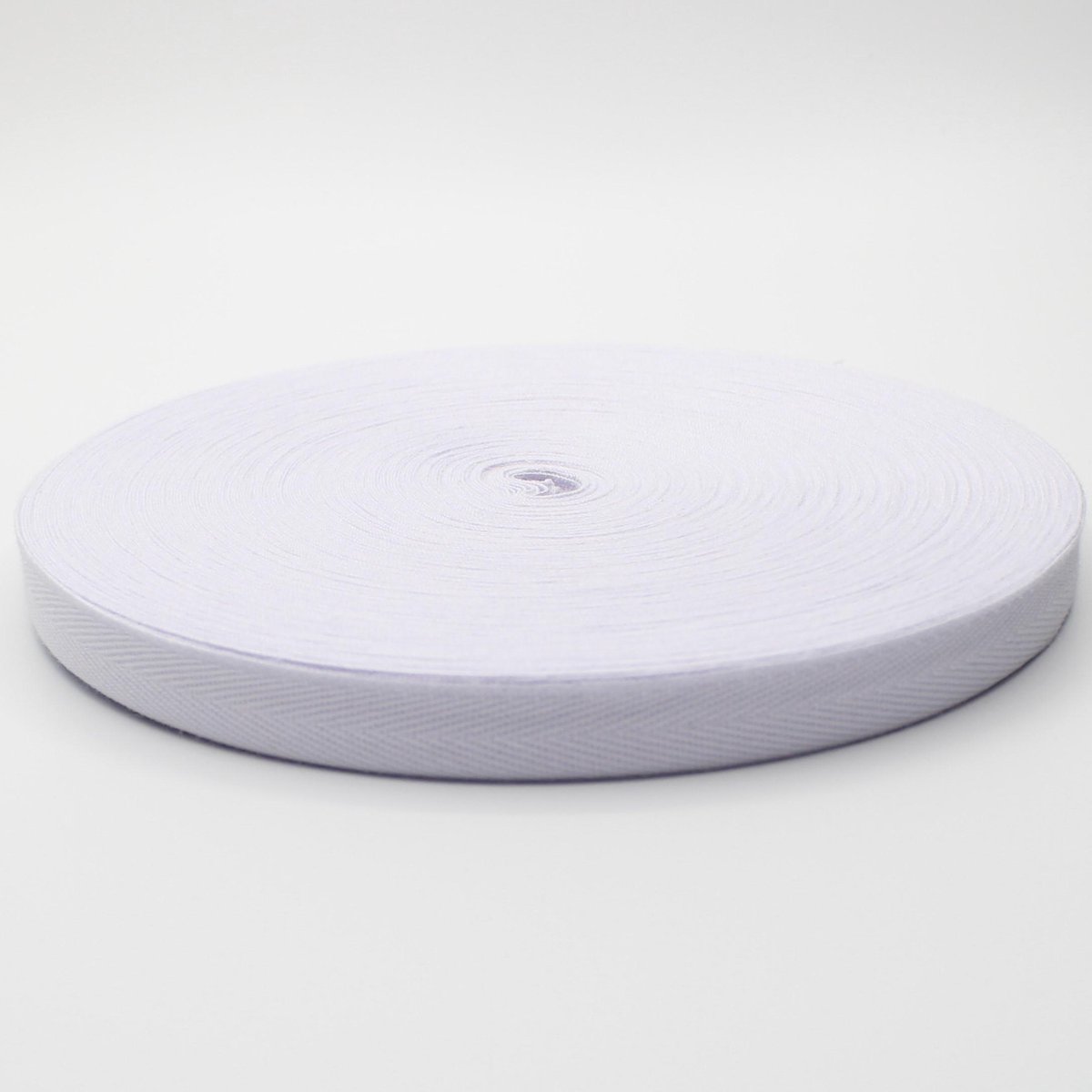 Ruban Sergé AERZETIX - Galon à Chevrons 10mm X 9m Bleu Foncé (76% Coton, 24% Polyester)