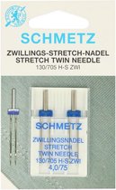 SCHMETZ STRETCH TWEELING  NAALDEN 4.0-75  2 stuks in 1 verpakking