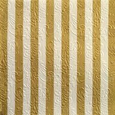 Ambiente Elegance Stripes Gold papieren servetten