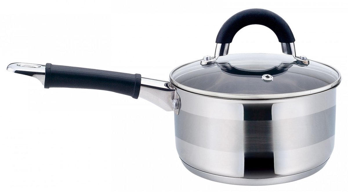 Bol.com Kinghoff 1256 - steelpan met deksel - Ø18 cm - rvs - 2,1 liter aanbieding