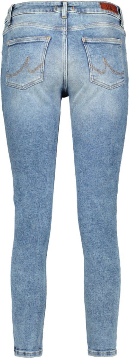 Mode Spijkerbroeken Boyfriend jeans Apart Boyfriend jeans blauw Logo applicatie 
