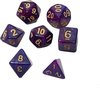 Afbeelding van het spelletje Dobbelsteen - Dice Galaxy Purple Blue dobbelstenen