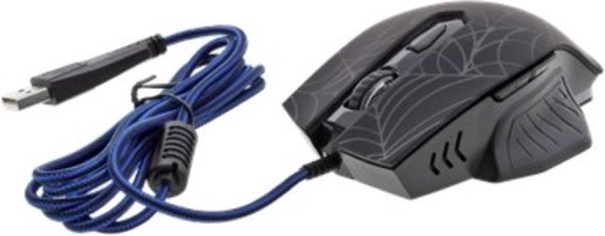 Souris de jeu / jeu optique USB Battletron, 6 boutons réglables DPI 2400