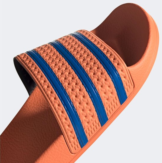 scheren Rafflesia Arnoldi Waardig adidas Slippers - Maat 40.5 - Unisex - oranje/ blauw | bol.com