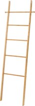 Handdoek ladder bamboo hout / handdoek rek / decoratieve ladder bruin