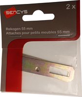 SENCYS rekogen | 55 mm | verzinkt staal | 2 stuks