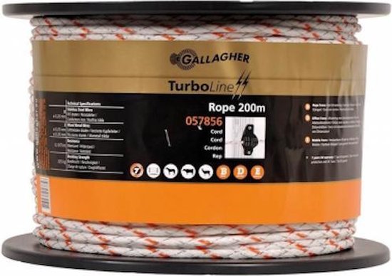Gallagher Schrikdraad koord 6mm TurboLine terra Online kopen