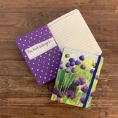 Alex Clark Small Chunky Notebook ~ Softcover Notitieboek Alliums Bijen