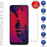 Screenprotector voor Huawei P20 tempered glass (glazen screenprotector) 2 stuks promo