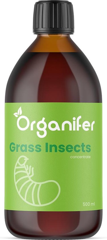 Foto: Organifer grass insects concentraat 500ml 125m2 engerlingen bestrijden larven van rouwvliegjes bestrijden bodeminsecten emelten