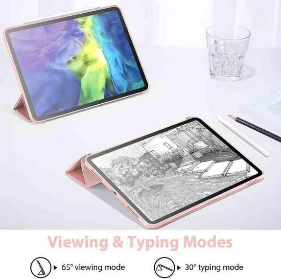 ESR - Housse pour tablette - iPad Pro 12.9 2020 - Rebound Pencil - Rose Gold