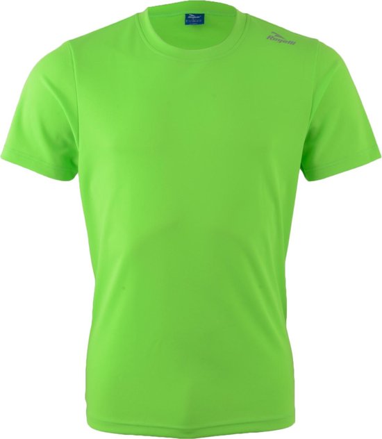 T-Shirt Running Promotion Vert Fluor S
