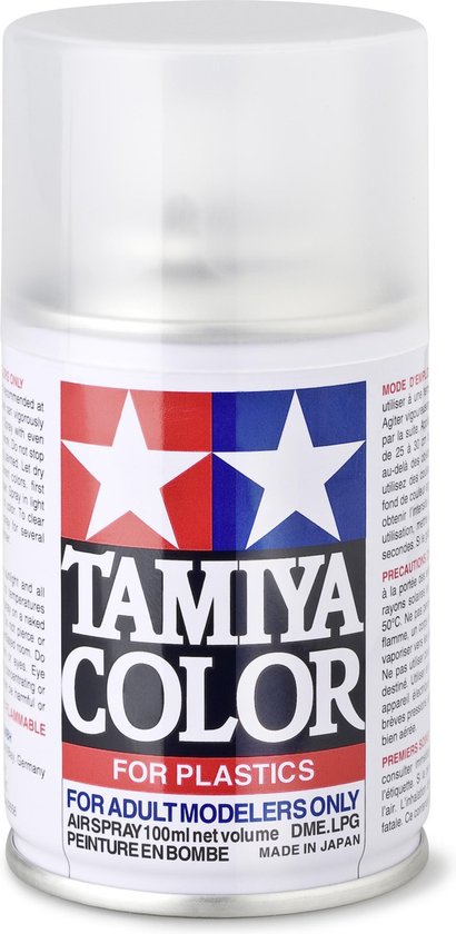 Tamiya TS-65 Pearl Clear - Metallic - Gloss - Acryl Spray - 100ml Verf  spuitbus. | bol.com