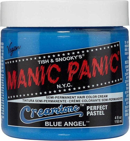 Verfijnen ziek tong Manic Panic Semi permanente haarverf Blue Angel Creamtone Blauw | bol.com