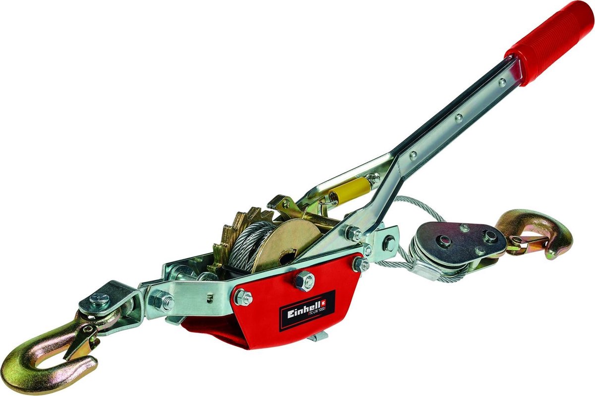 Einhell Handlier TC-LW 1000 - Maximaal trekgewicht: 1000 kg - Maximale afstand: 1,2 m - Automatische rem