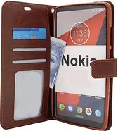 Nokia 2 - Bookcase Bruin - portemonee hoesje