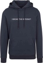 Urban Classics Hoodie/trui -S- I broke Blauw