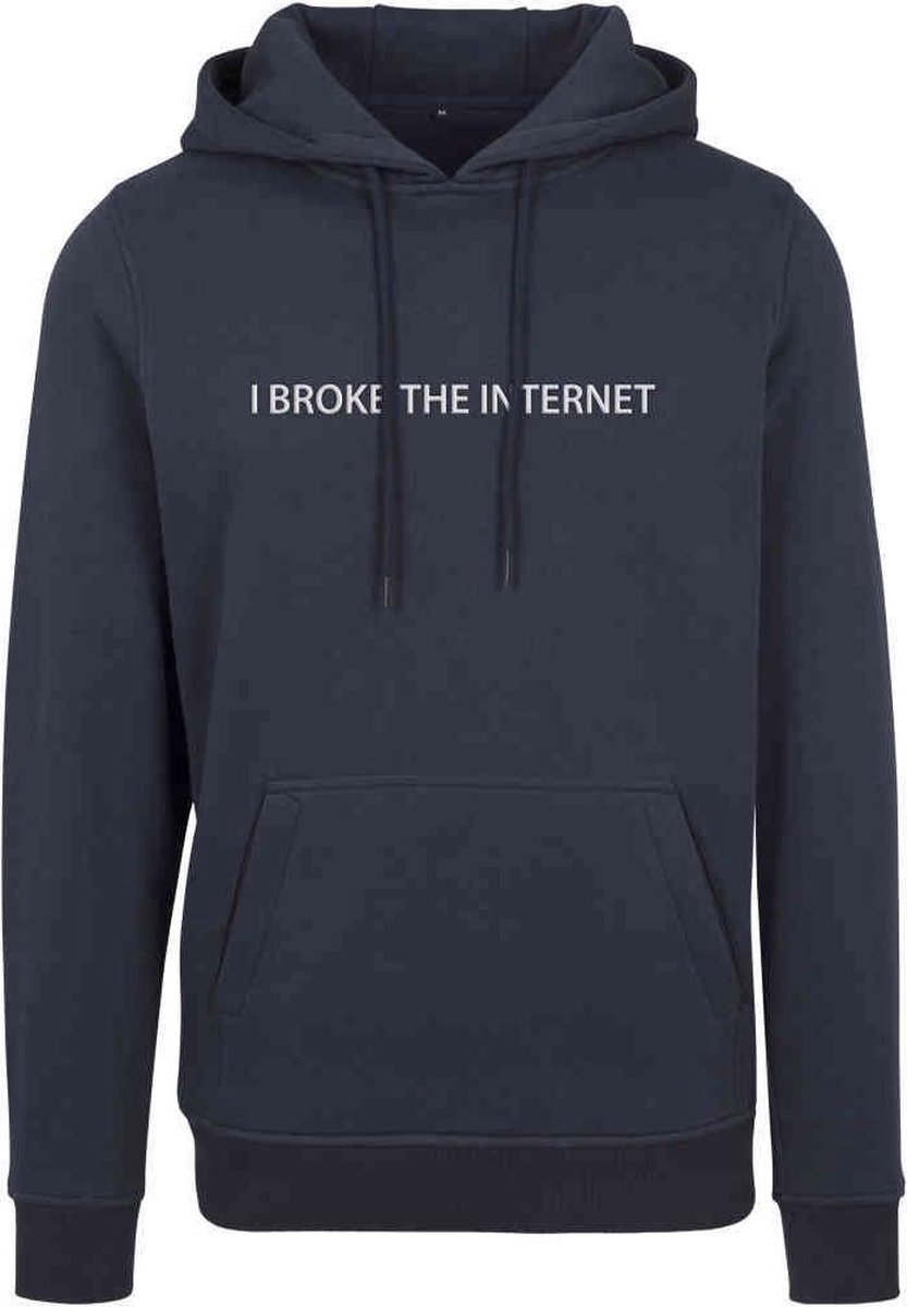 Mister Tee I broke Hoodie/trui S Blauw