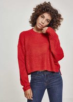 Urban Classics Sweater/trui -XS- Wide Oversize Rood