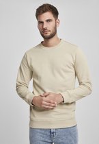 Urban Classics Sweater/trui -S- Basic Terry Crew Beige