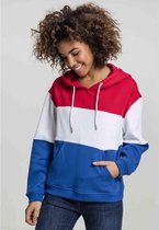 Urban Classics Hoodie/trui -M- Oversize 3-Tone Rood