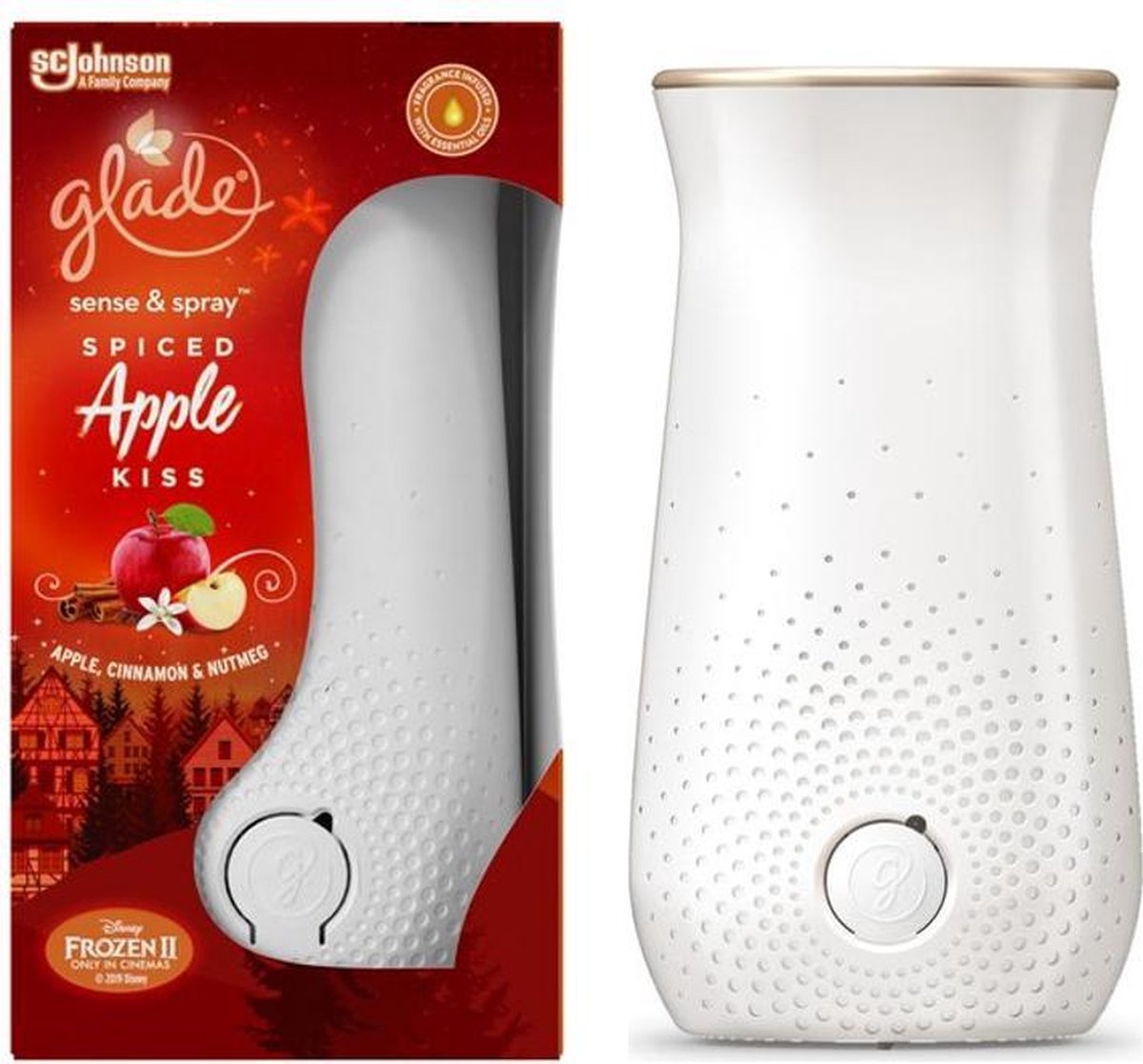 Sluipmoordenaar Twee graden Trolley Glade Sense & Spray Automatische luchtverfrisser Spiced Apple Kiss - 18 ml  | bol.com