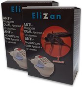 Elizan Apparaat anti-muggen met 10 tabletten - Voordeelpack 2 stuks