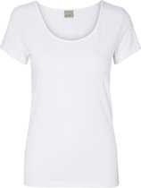 Vero Moda T-shirt Vmmaxi My Ss Soft U-neck Noos 10148254 Bright White Dames Maat - M