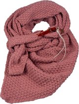 Gebreide Knitten Royale omslagdoek | wintersjaal Lot, Oud roze