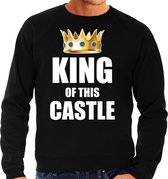 Koningsdag sweater Im the king of this castle zwart voor heren M