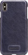 Lederen cover voor iPhone XS MAX 6.5 inch- Blauw - Pierre Cardin