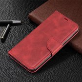 Leren Telefoonhoesje voor Samsung Galaxy A71 | Hoogwaardig PU Leren Book Case | Lederen Wallet Case | Pasjeshouder | Portemonnee | Rood