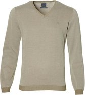 Nils Pullover V-hals - Slim Fit - Beige - XL