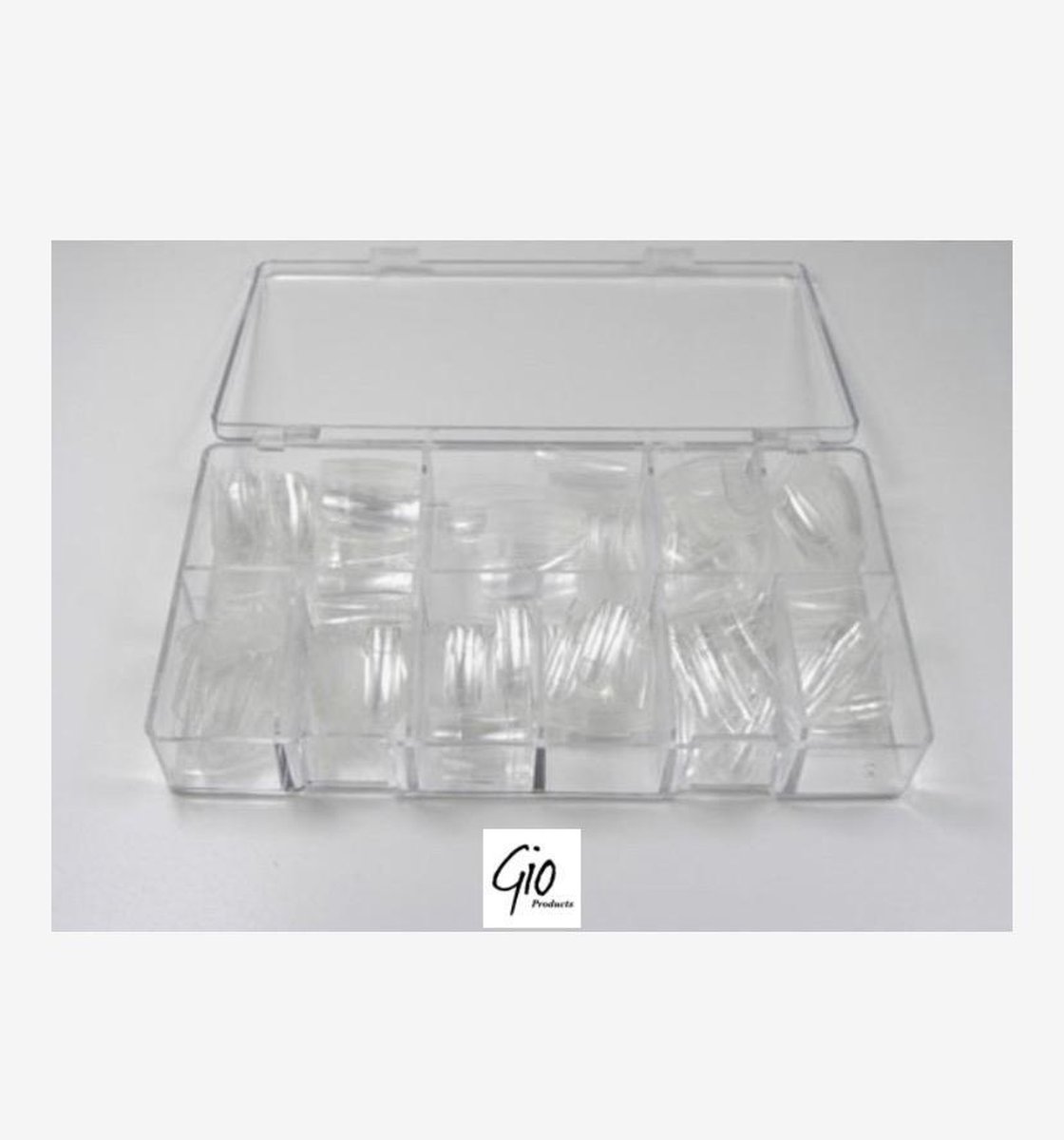 Nageltips Set - 500 Stuks Transparant / Clear in Stevige Tipbox - Tips voor Acryl Nagels & Gelnagels - Hoge Kwaliteit - Professionele Markt - Merkloos