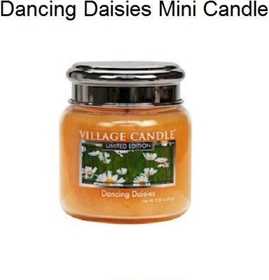 Village Candle Dancing Daisies Mini Candle 25 Branduren