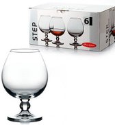 Pasabahce Step - Cognacglazen - Set van 6 - 530 ml
