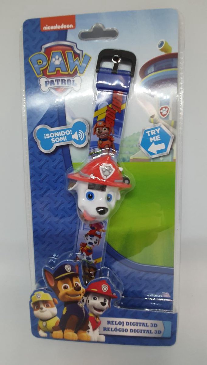 Paw Patrol 3D horloge